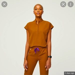 Figs Rafael scrub top - Atlantic Fall - SOLD OUT COLOR